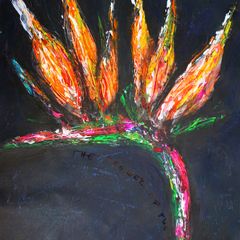 The Flower of the Sun Abstract Art 2025