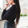 Faux Leather Leggings Image 3