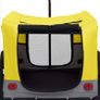 2-in-1 Pet Bike Trailer & Jogging Stroller Yellow and Grey Image 5