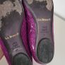 LK Bennett purple leather pointed flats Sz 41 ( Fit 7 - 7.5 UK) Rrp 229 (New) Image 7