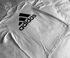 White Adidas TShirt Top L