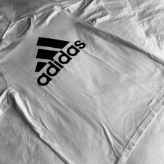 White Adidas TShirt Top L