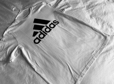 White Adidas TShirt Top L