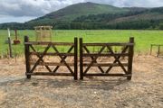 Double farm gates custom made
