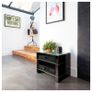 Blok STAX Premium Hi-Fi Rack Stand - White Gloss Black Glass Image 7