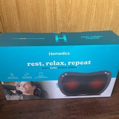 Homedics, rest, relax, repeat everybody shiatsu pillow