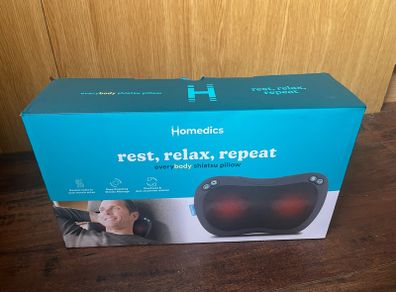 Homedics, rest, relax, repeat everybody shiatsu pillow
