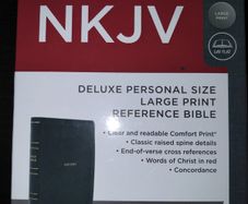 Holy Bible Deluxe Personal Size Reference brand new on3n3ss nkjv