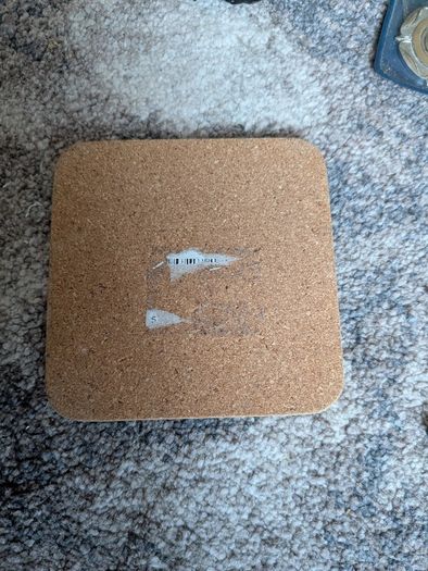 Sheep design cork coaster