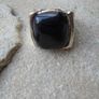 Chunky Ring, Costume jewellery, Size J, Navy ring, Image 4