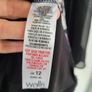 WALLIS Black floral cape layered dress Sz 12 Image 7
