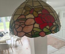 X2 Tiffany stained glass ceiling lights