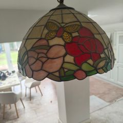 X2 Tiffany stained glass ceiling lights