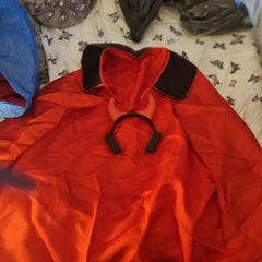 Dracula cape and horns