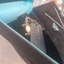 Solid 925 Silver Ladies Chain and Earrings Set Image 7