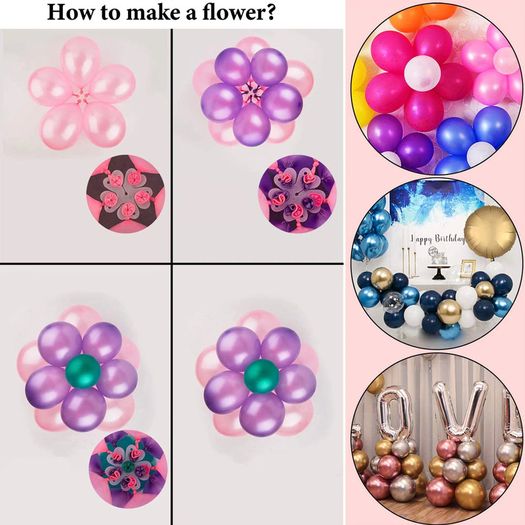 New Balloon Air Pump Electric High Power Two Nozzle Air Blower Balloon Inflator Pump Fast Portable Inflatable Tool