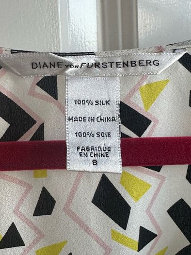 Diane Von Furstenberg silk dress - sz 10/12
