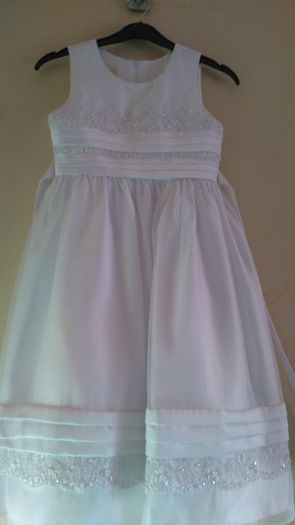 Communion dress/Flower girl/Wedding white age 10