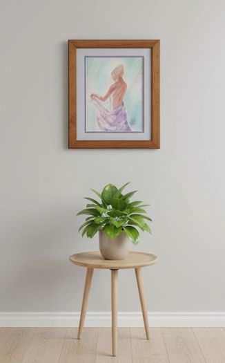 Woven Silk - Pastel Painting