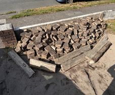 FREE - Paving Blocks and Concrete Garden Edging