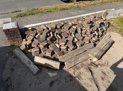 FREE - Paving Blocks and Concrete Garden Edging