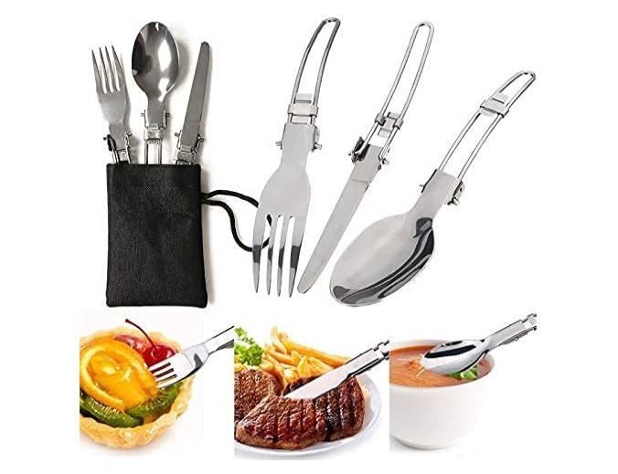 Camping Cookware Set, Camping Pot with Stove Picnic Hiking Utensil Gear Picnic Cookware Cooking Tool Set