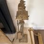 Vintage Mid Century Brass Fireplace Fittings Image 8