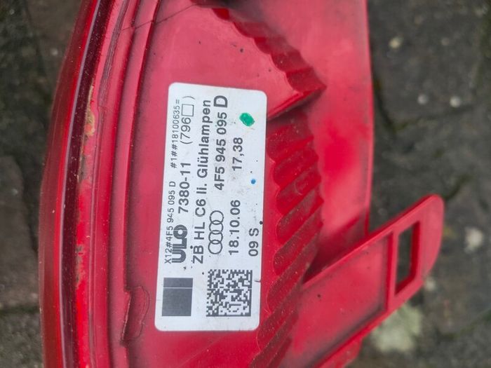 Rear Lights Audi A6