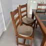 Dining Table and 6 matching chairs for sale Image 5