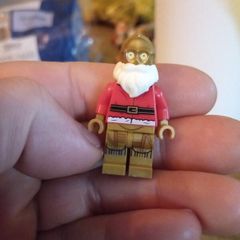 Lego star wars minifigure c-3po Santa outfit
