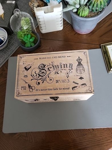 Sewing box decorative