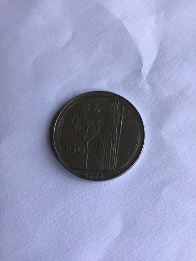 Rare old Collectable coin - Italy 100 Lira