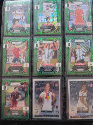 Football Cards Merlin Numbered Coca-Cola Holo Giants Elite Stickers