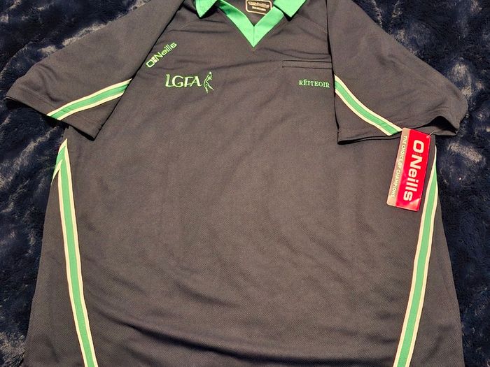 LGFA GAA (New with Tags) O'Neills Referee Gaelic Football Jersey (Adult XXXL) FREE POST