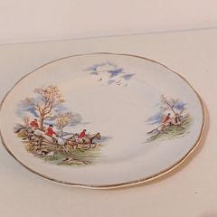 Rare Vintage Arklow Pottery Tally Ho Fox Hunt Plate