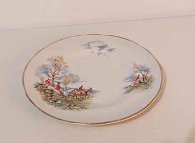 Rare Vintage Arklow Pottery Tally Ho Fox Hunt Plate