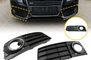 2 x Front Bumper Fog Light Lamp Cover Grill For Audi A4 SE B8 A4L 2009-2012 NEW