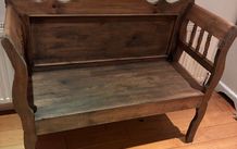 Wooden bench