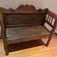 Wooden bench
