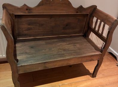 Wooden bench