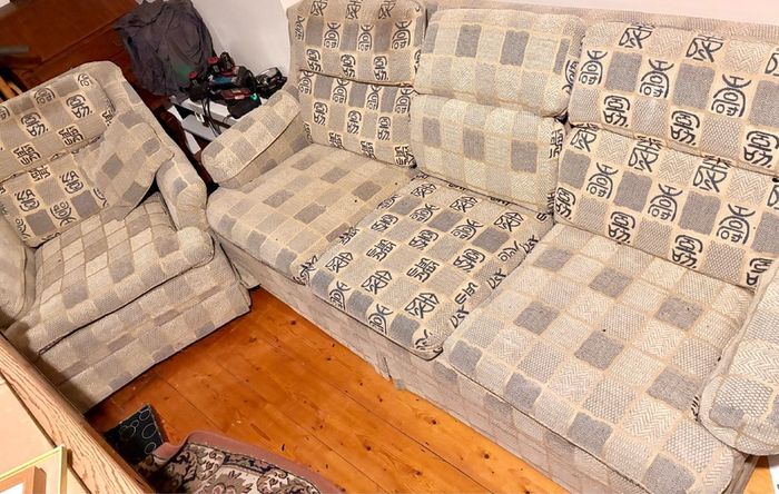 3 seater sofa and armchair