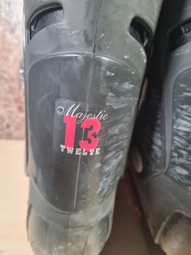 Vintage Roces Majestic Twelve 13 Aggressive Inline Skates Rollerblades Size Uk 10.5  EU 44.5