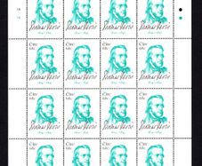 2014 Ireland Birth Centenary of Thomas Davis (Founder of the Young Ireland Movement) Commemorative Stamp Sheetlet Plate 1A1A1A1A Mint Never Hinged (MNH)