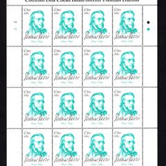 2014 Ireland Birth Centenary of Thomas Davis (Founder of the Young Ireland Movement) Commemorative Stamp Sheetlet Plate 1A1A1A1A Mint Never Hinged (MNH)