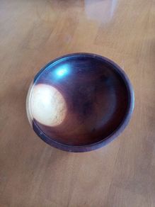 Wood turning bowl, display