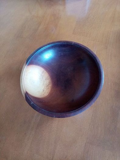 Wood turning bowl, display