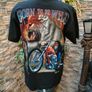 Born To Be Wild Biker T-shirt  Front and Back Print's  Size Medium Image 5