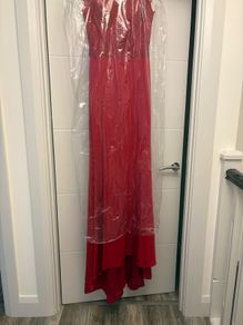 Red debs dress