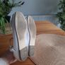 White shoes girls size 1UK great for communion Image 6