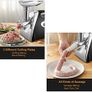 Electric Meat Grinder and Duty Household Sausage Maker Meats Mincer Food Grinding Mincing Machine 2800W Copper Motor Image 4
